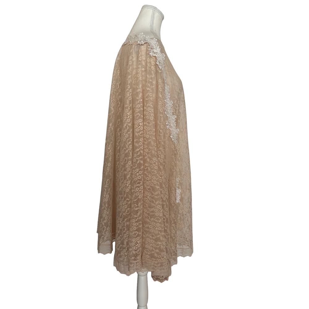 Handmade Lace Poncho from Vintage Lace - Picture 7 of 9
